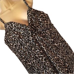 Woman’s plus size tummy control animal print swimsuit for all